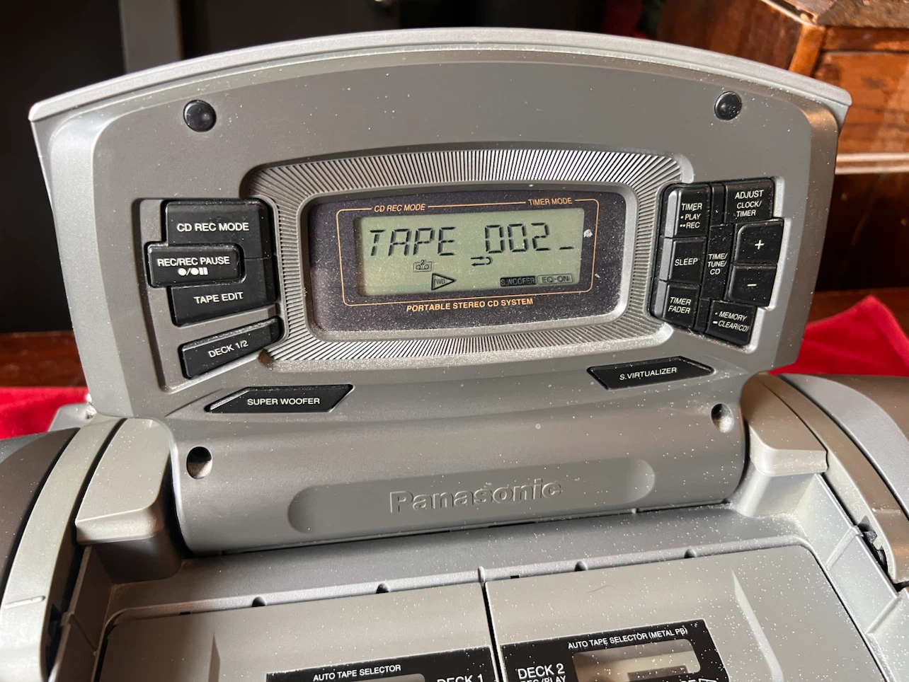 Panasonic RX-ED707 Portable Stereo System - photo 3