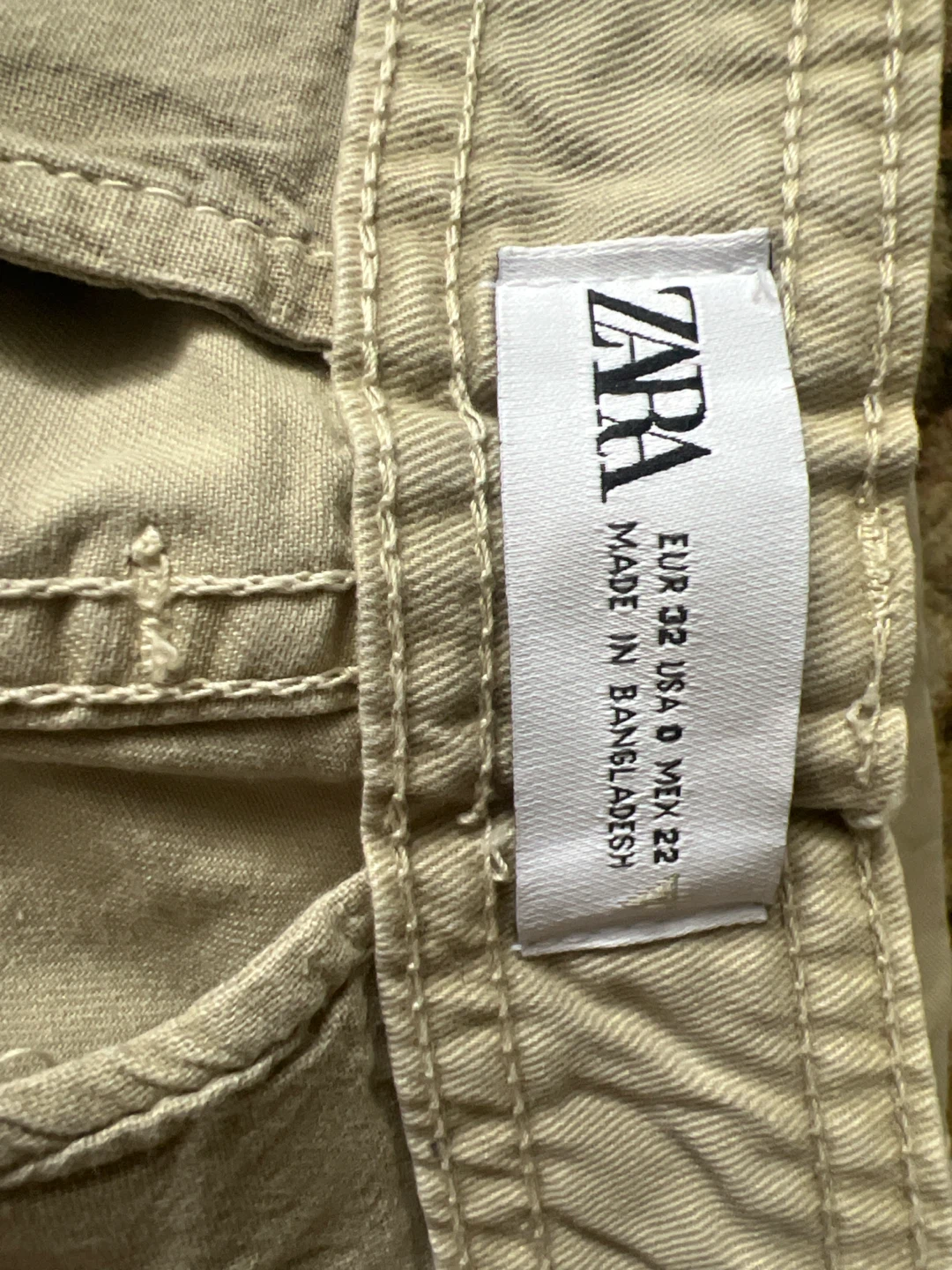 ZARA Cargo Pants Size 0 - photo 2