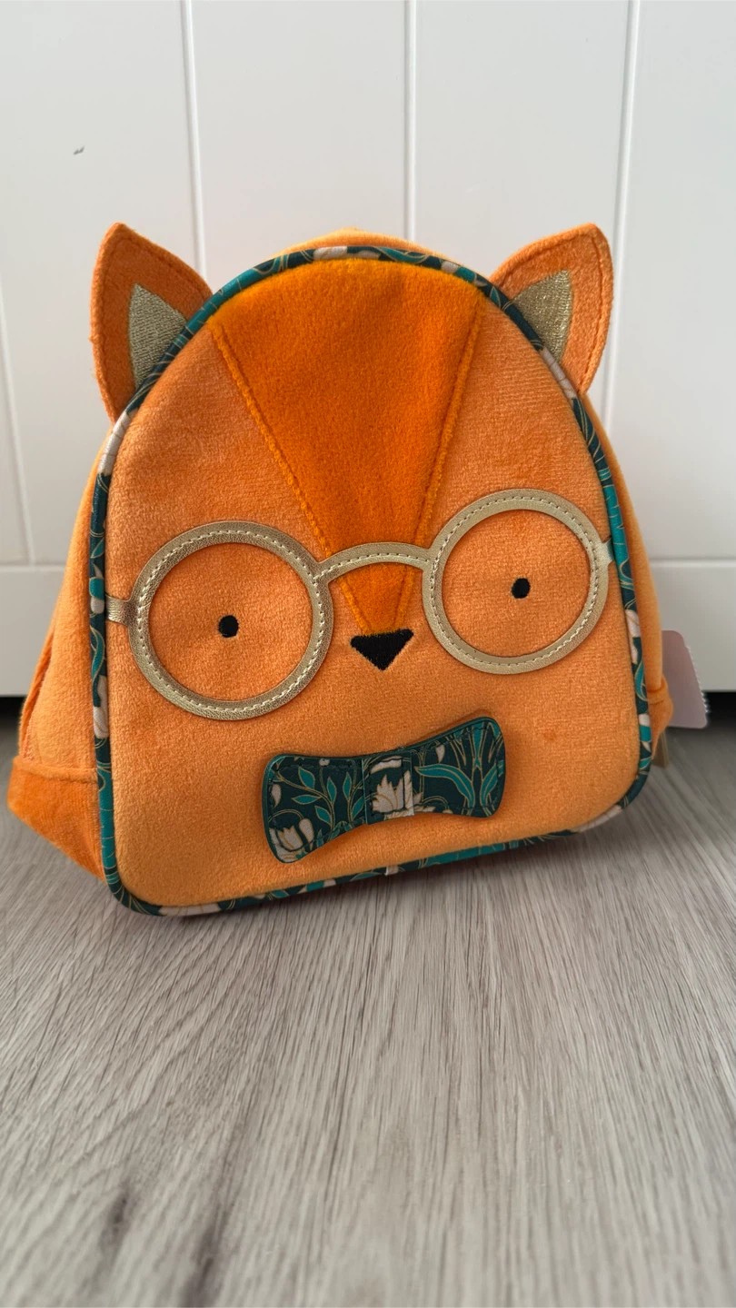 Brand new with tags cute fox zip up mini bag