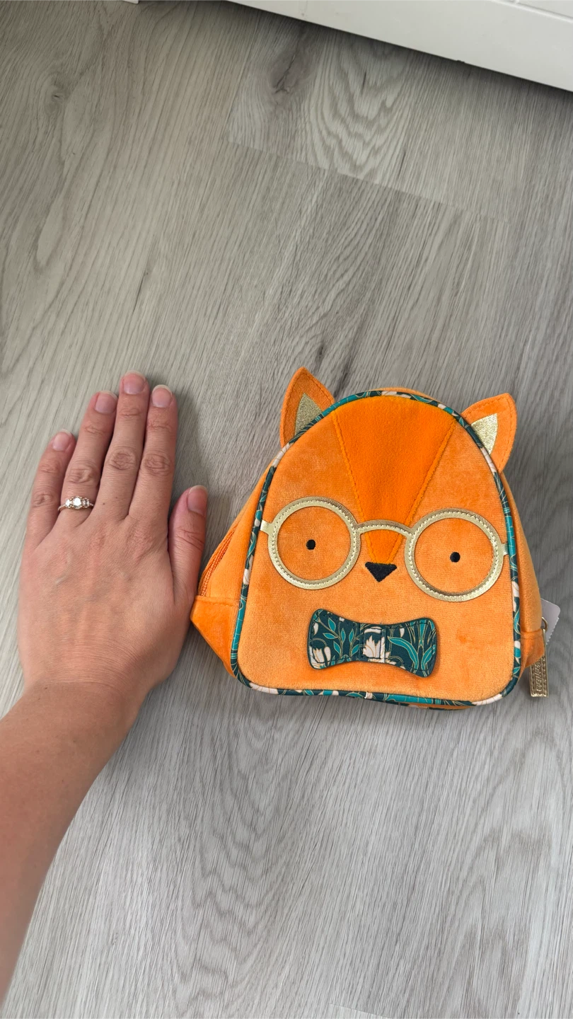 Brand new with tags cute fox zip up mini bag - photo 3