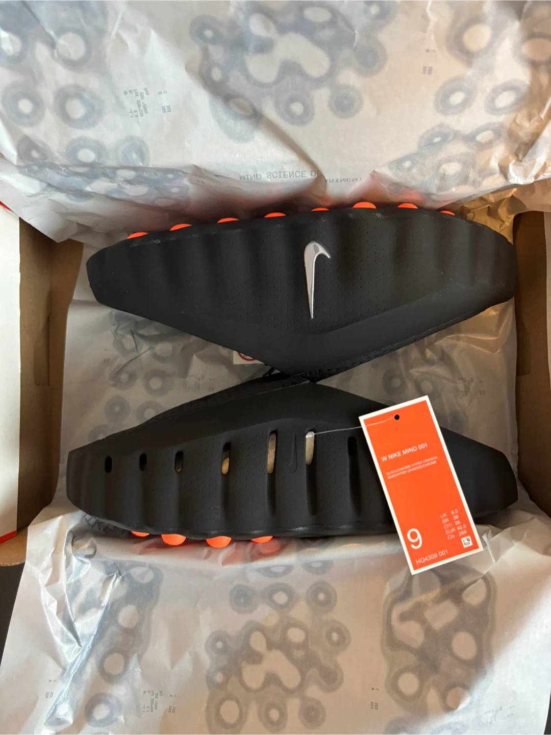 Nike Mind 001 Slide size 9 Women’s/8 Men’s