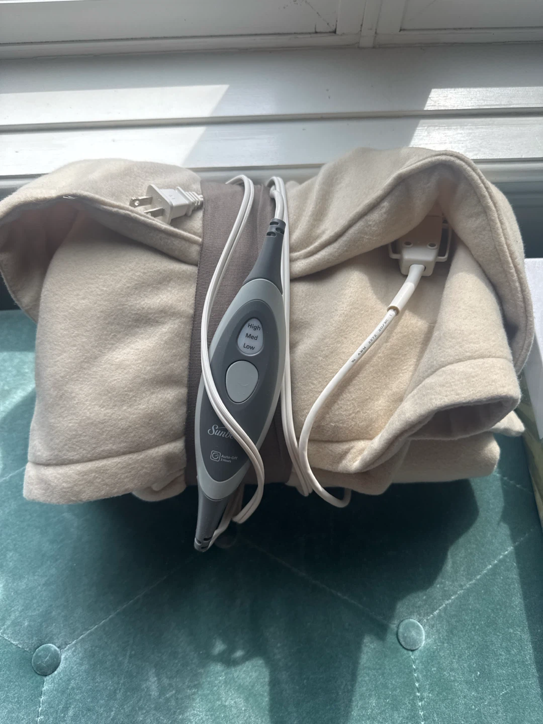 Sunbeam Heated Blanket Throw