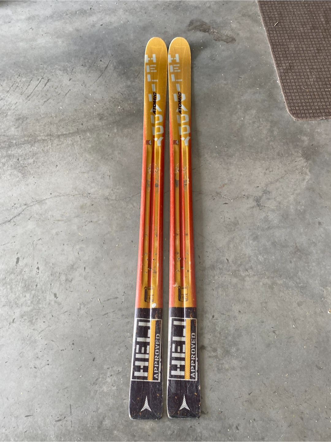 Atomic Hell Approved Skis (no bindings)