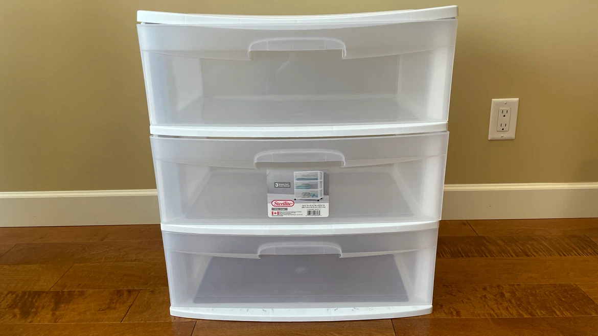 Sterilite 3 Drawer Cart