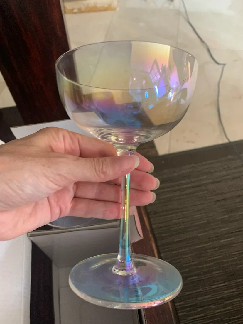 Samantha Pynn Home Luster Coupe Glasses Set of 2