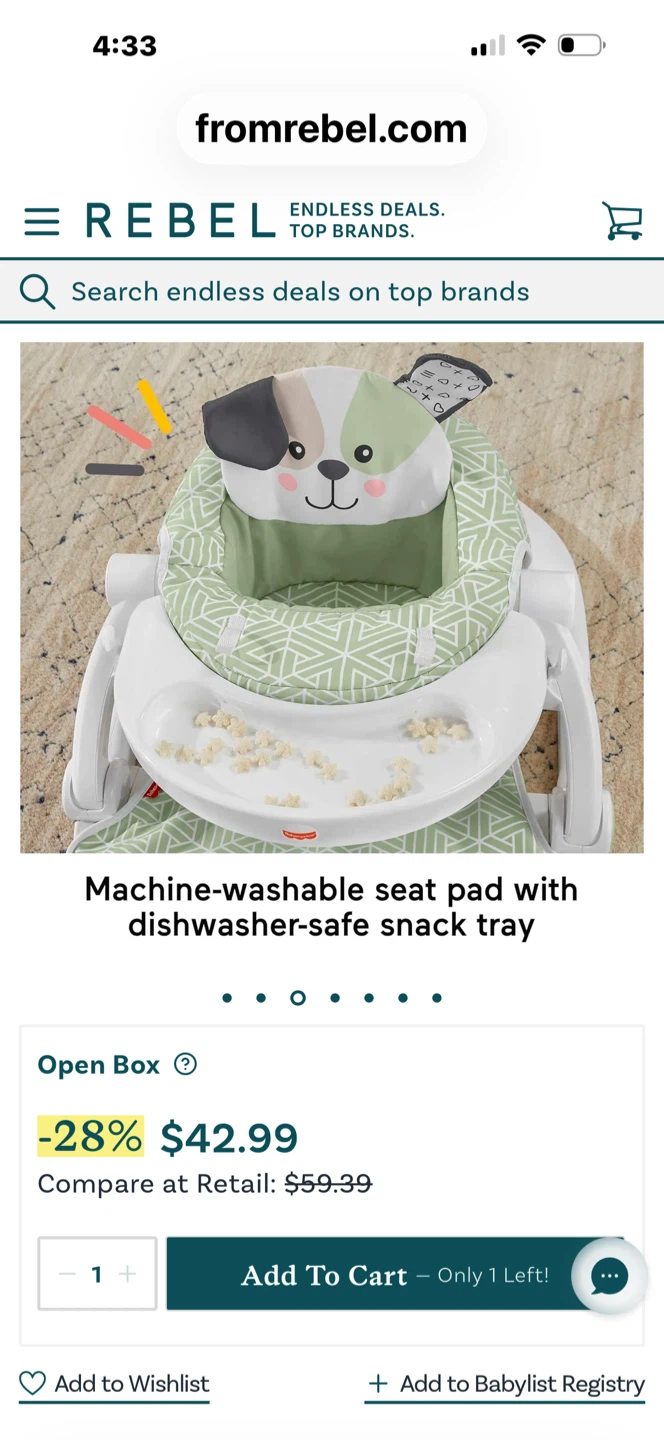 Fisher-Price Deluxe Sit-Me-Up Floor Seat