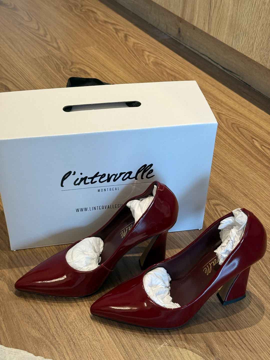 Red Patent Leather Heels