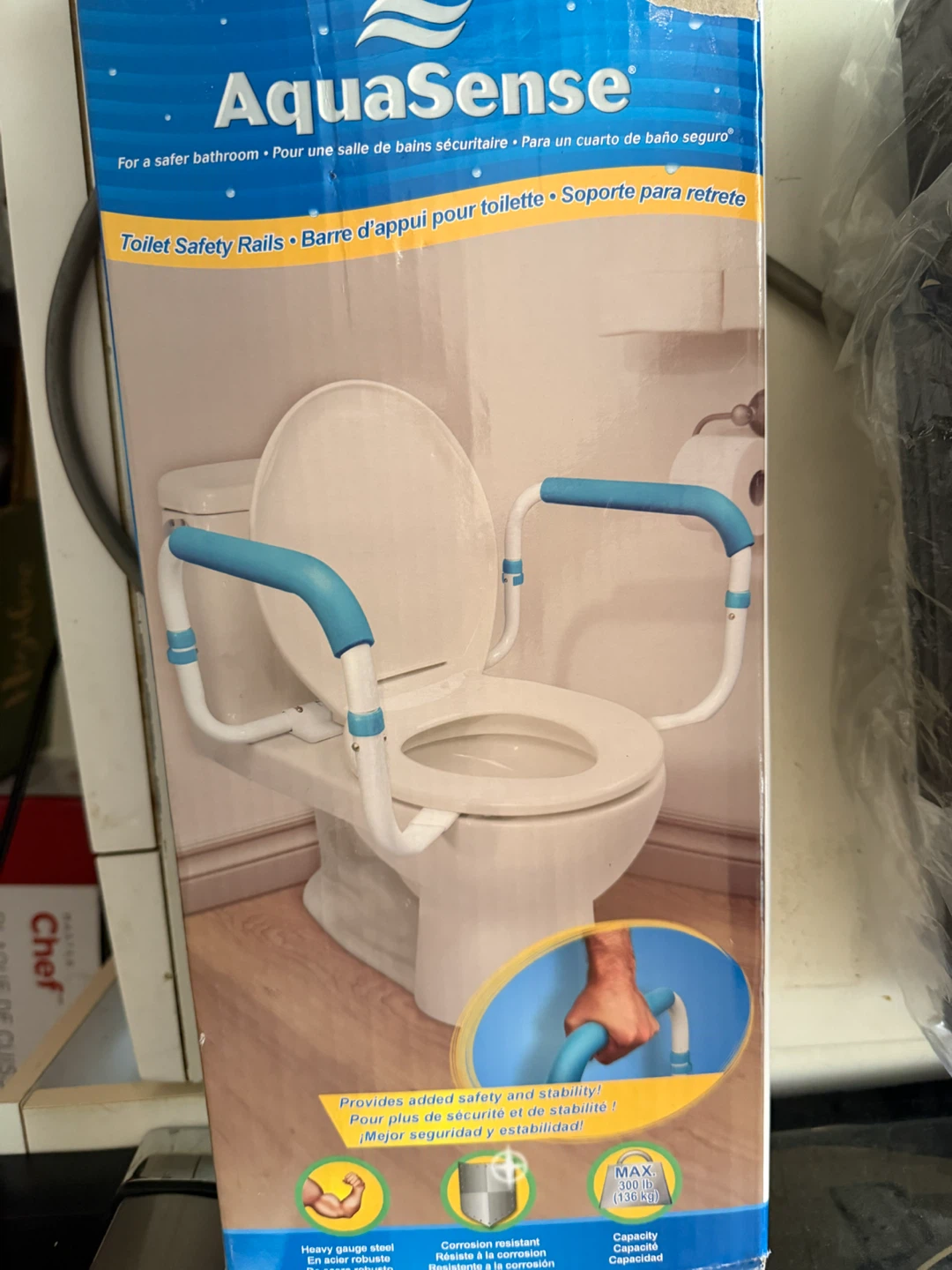 AquaSense Toilet Safety Rails