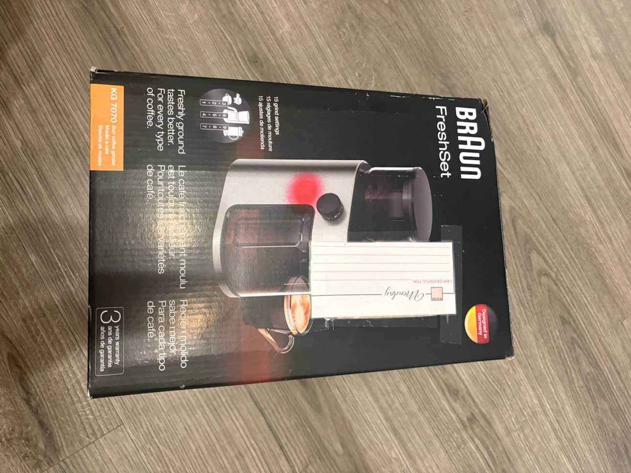 Braun FreshSet KG 7070 Coffee Grinder
