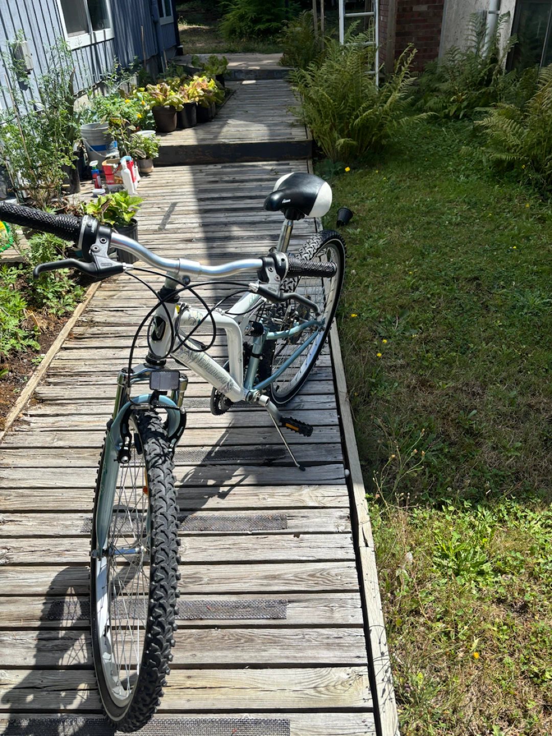 White and Teal Mountain Bike - photo 2
