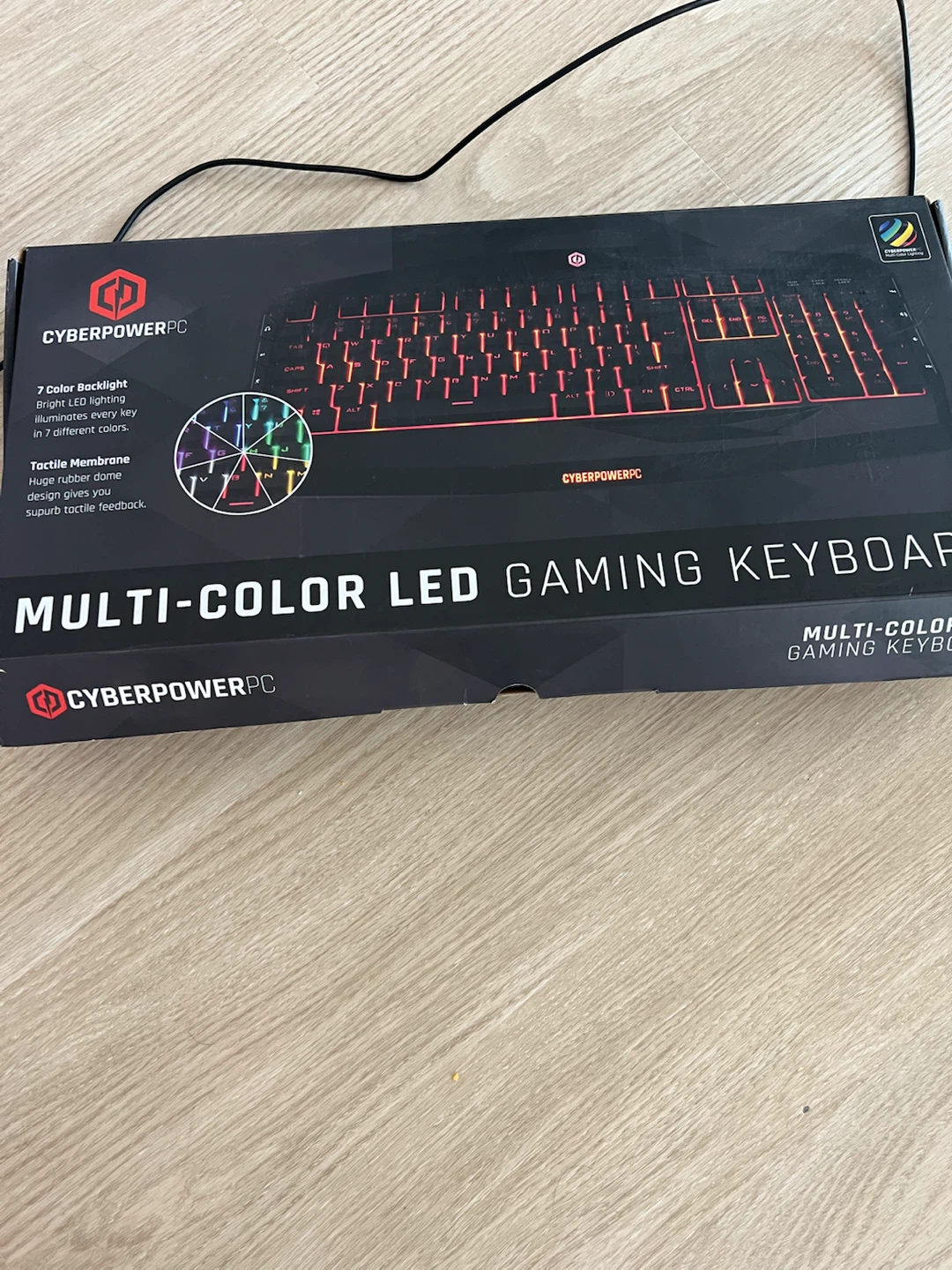 CyberPowerPC Multi-Color LED Gaming Keyboard