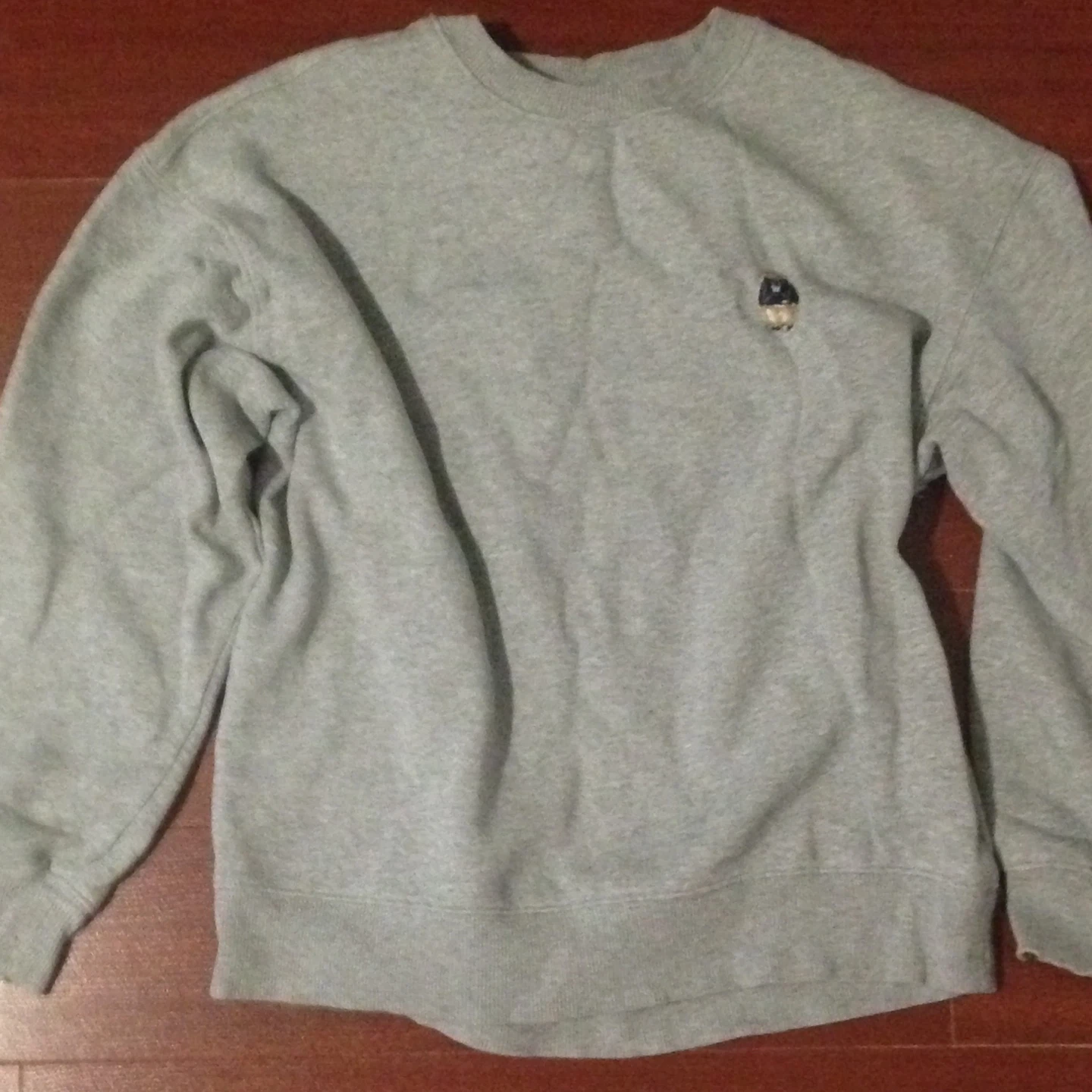 WHO.A.U Spirit 1849 Grey Crewneck Sweatshirt - Size S