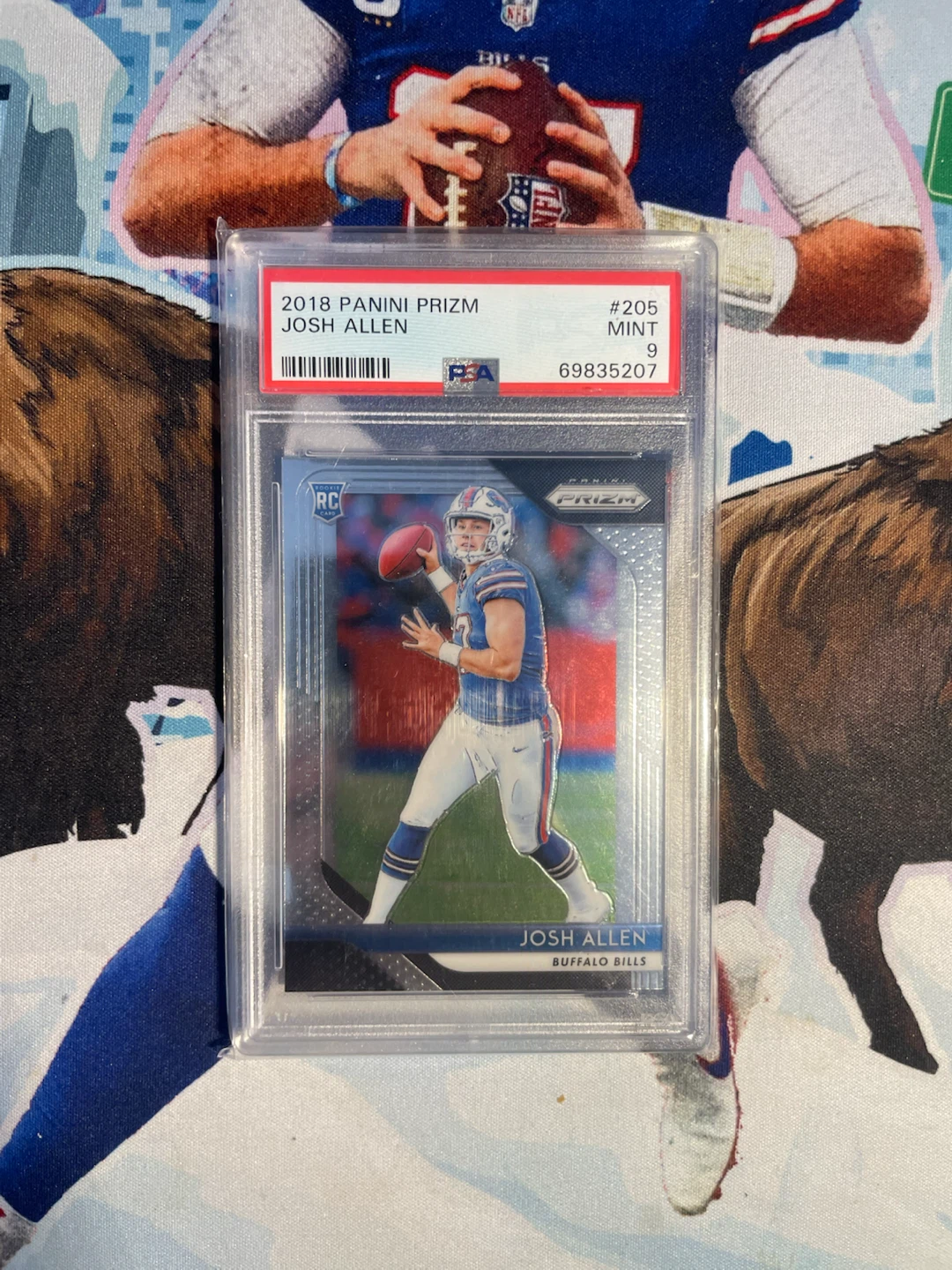 2018 Panini Prizm Josh Allen RC PSA 9 Mint