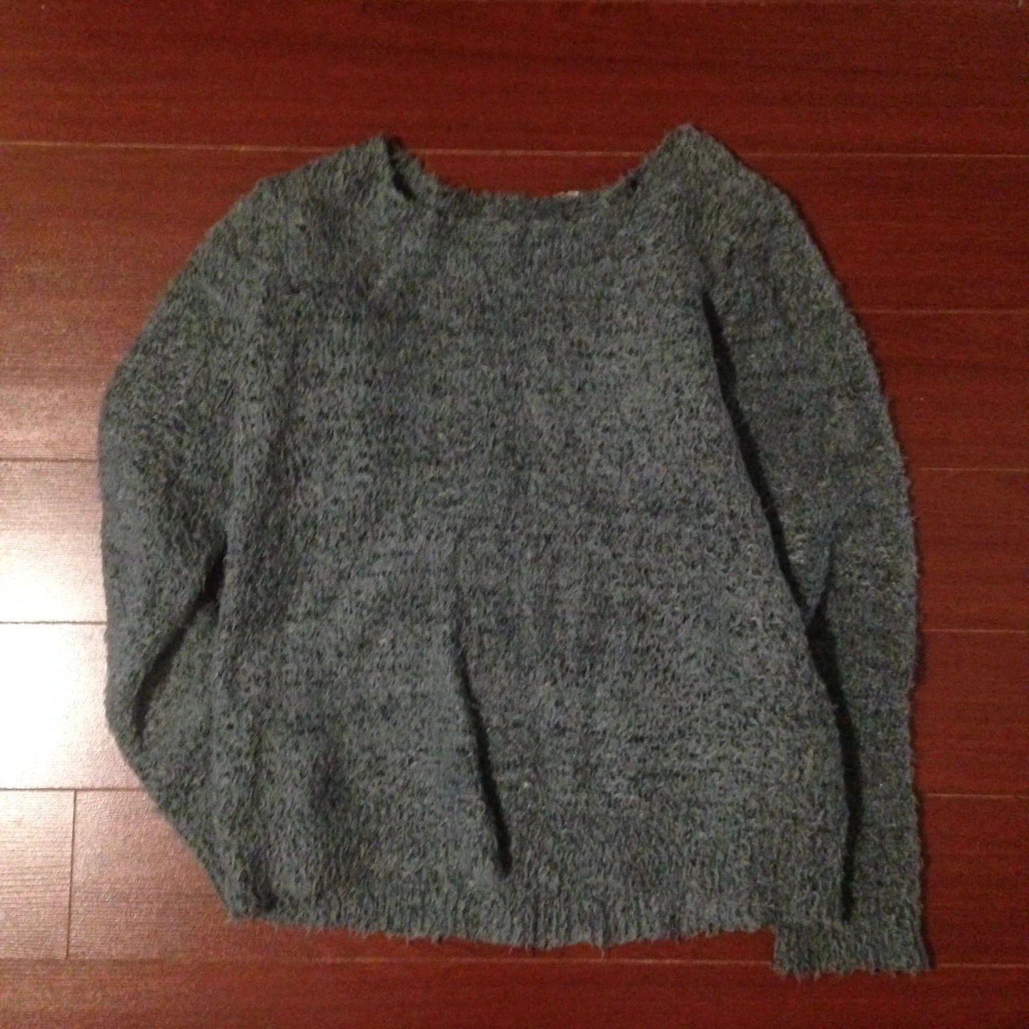 fuzzy sweater
