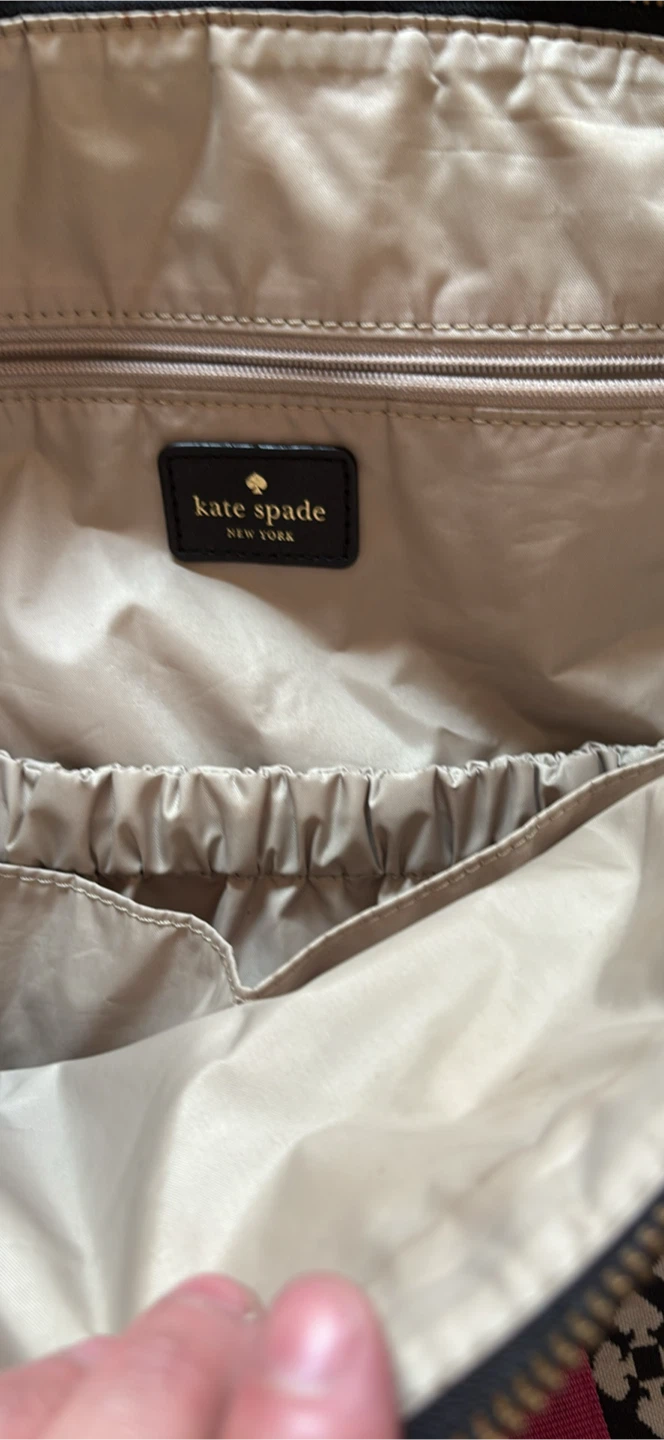 Kate Spade New York Black & White Patterned Travel Bag - photo 3