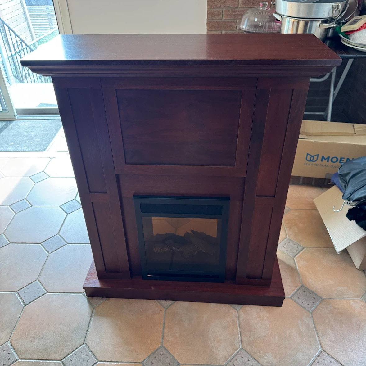 Electric Fireplace Unit