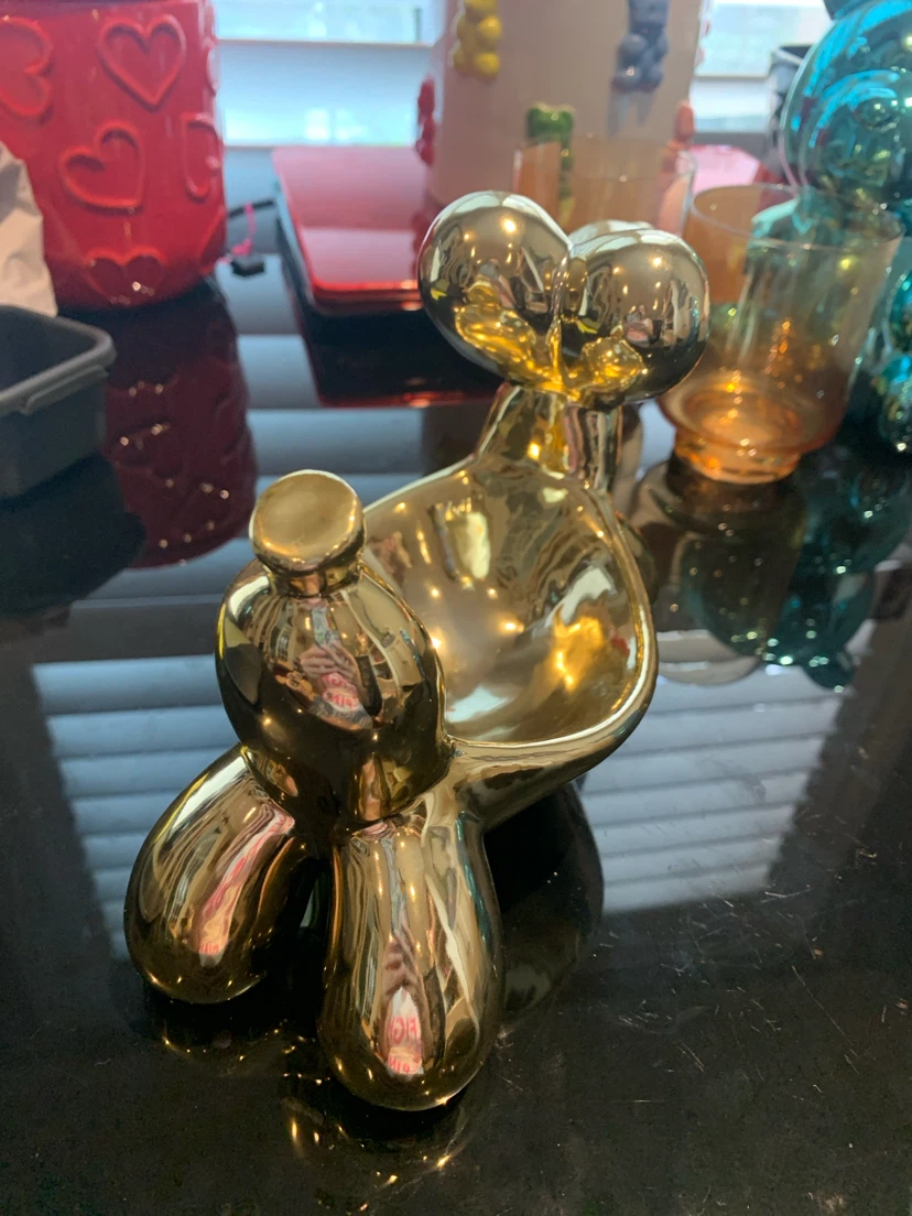 Chrome Balloon Dog Bowl - photo 2