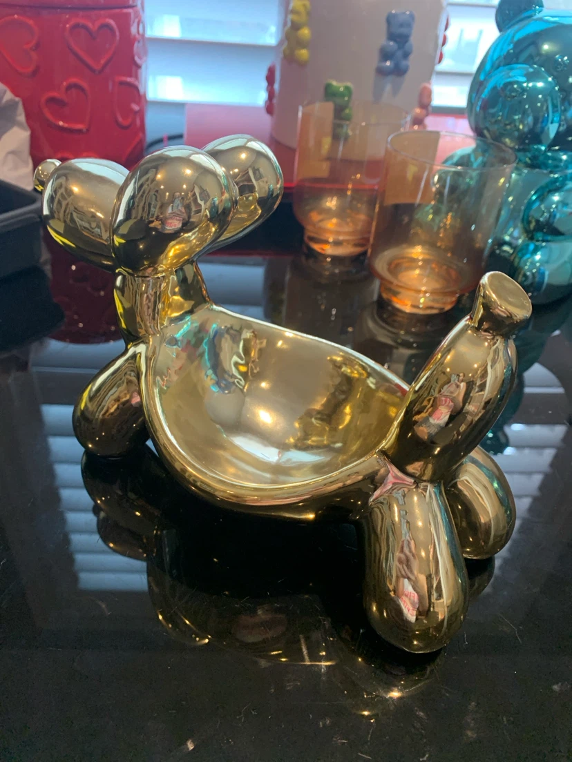 Chrome Balloon Dog Bowl - photo 3