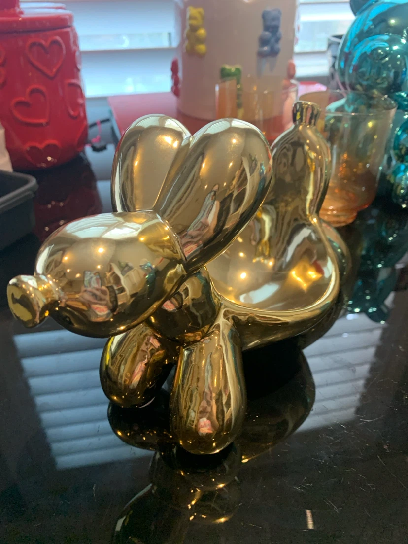 Chrome Balloon Dog Bowl - photo 4