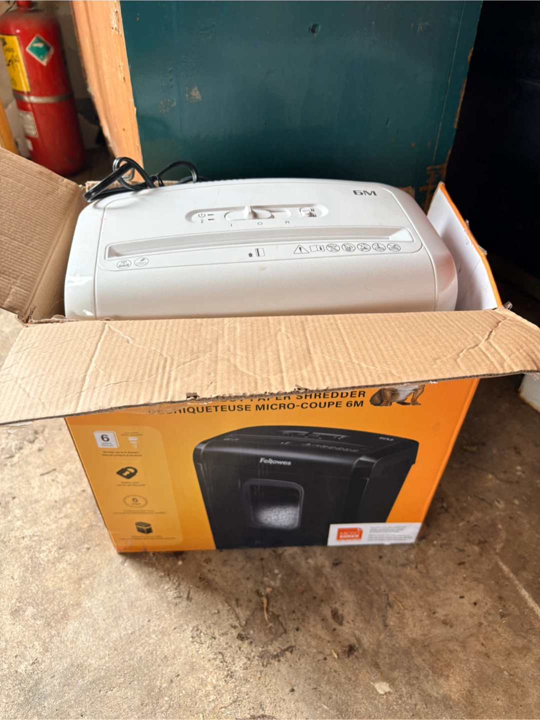 Fellowes Micro-Cut Paper Shredder 6M