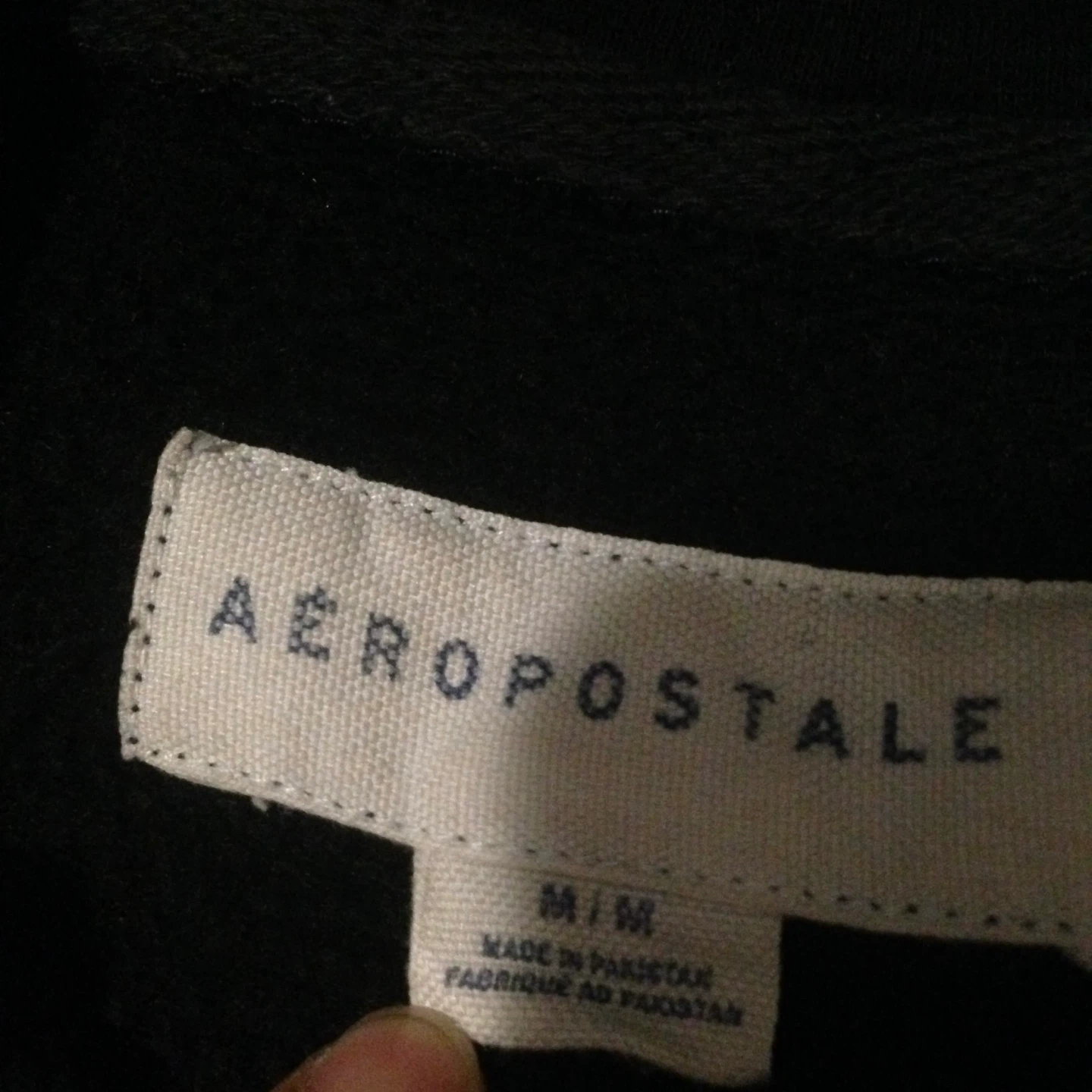 Aeropostale Black Zip-Up Hoodie - photo 2