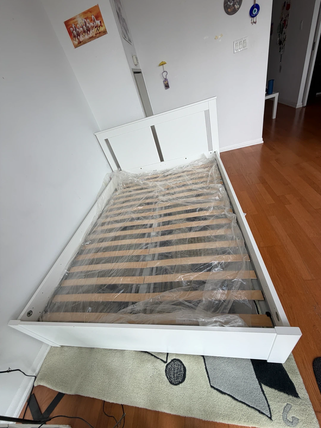 IKEA SONGESAND White Modern Bed Frame - photo 4