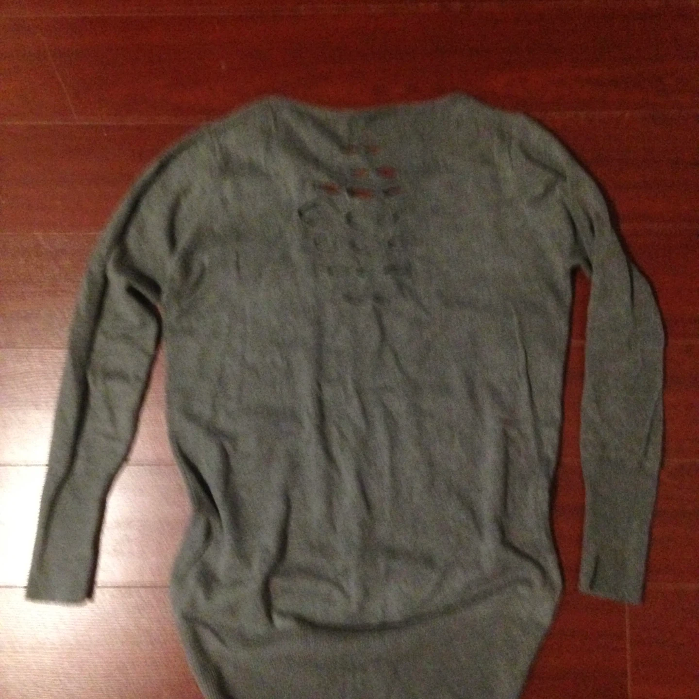 Grey Long Sleeve Graphic Sweater - photo 2