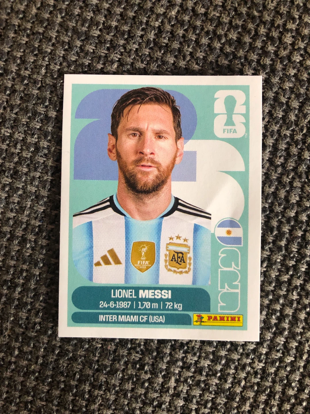 Lionel Messi FIFA World Cup 2026 Sticker