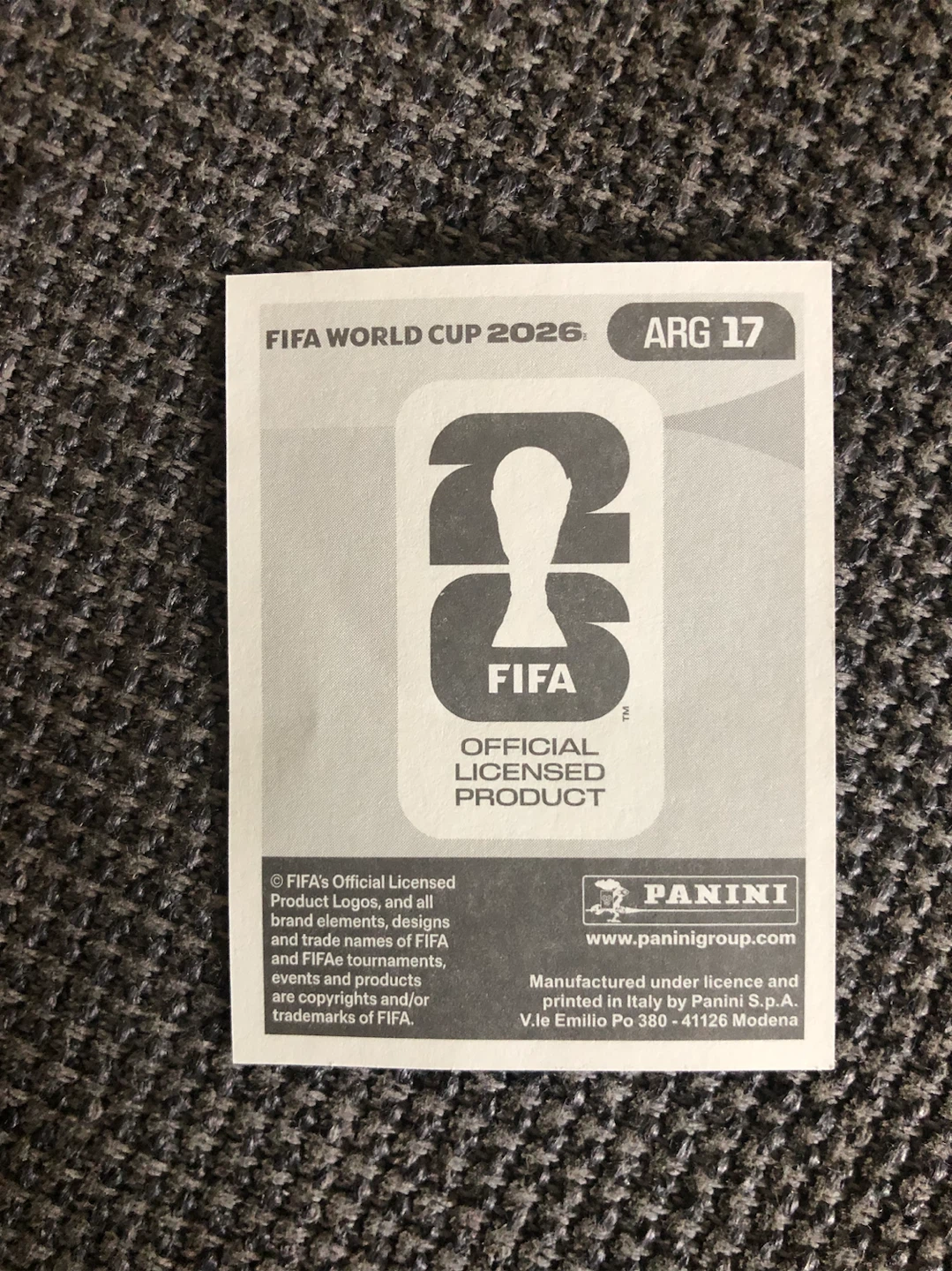 Lionel Messi FIFA World Cup 2026 Sticker - photo 2