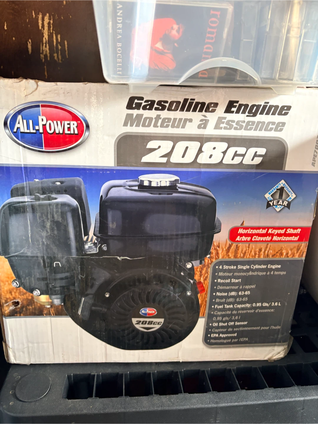 All-Power 208cc Gasoline Engine