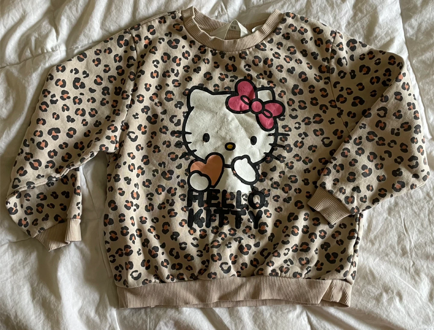 H&M Hello Kitty Leopard Print Sweatshirt