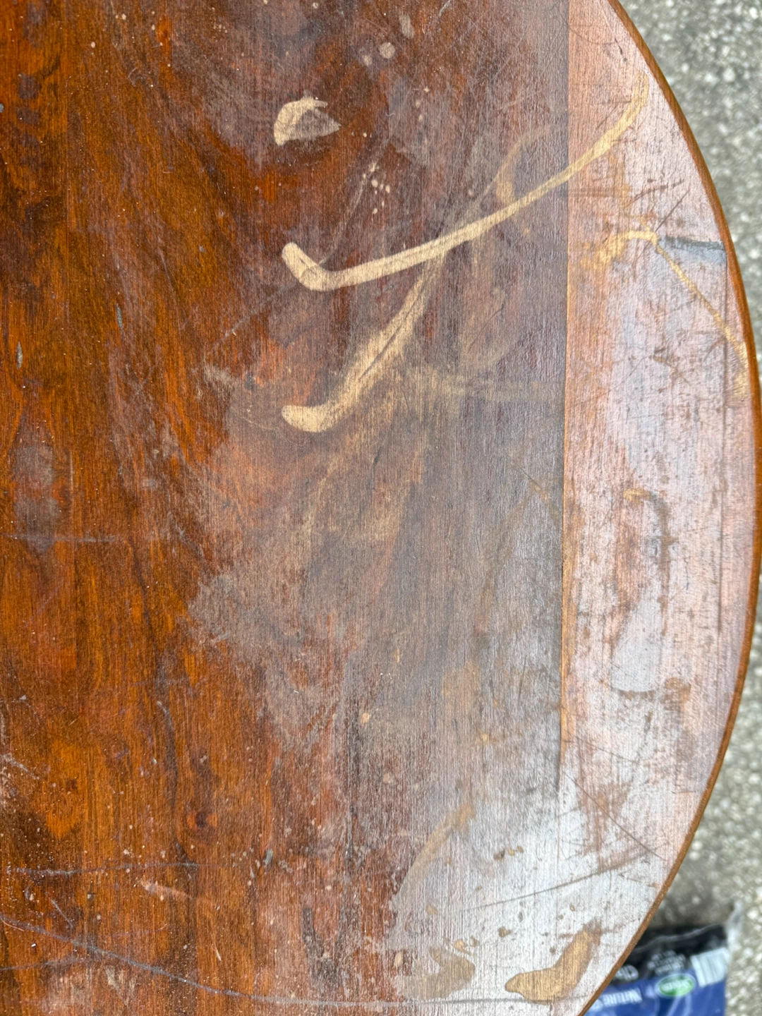Vintage Wooden Side Table - photo 3