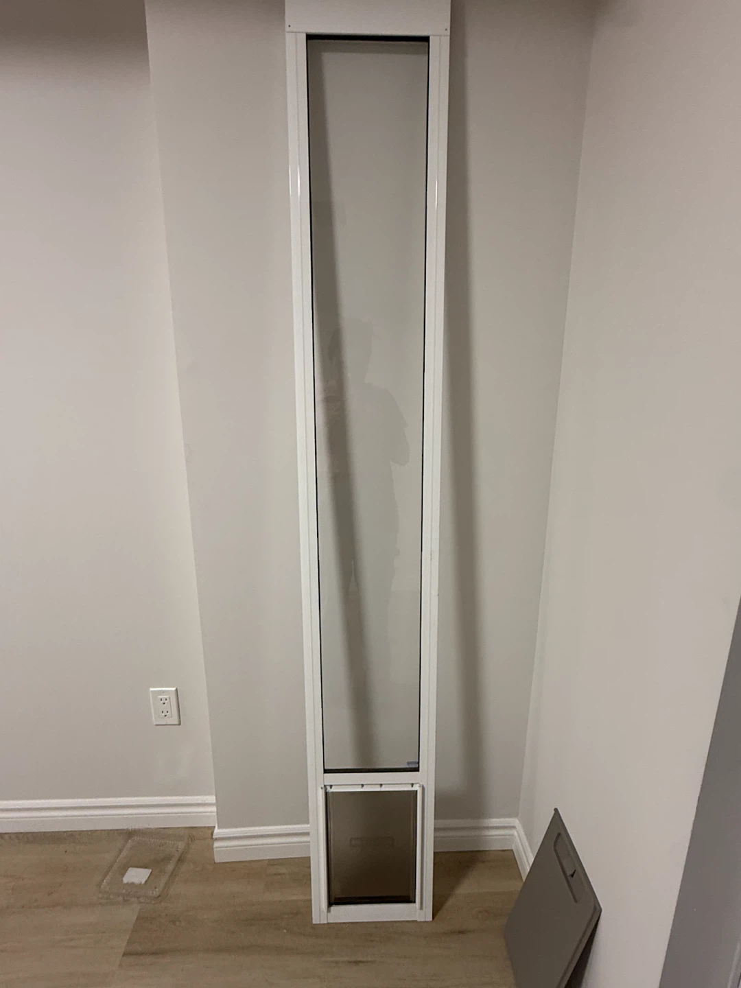 Pet Door Panel for Sliding Door - White - photo 2