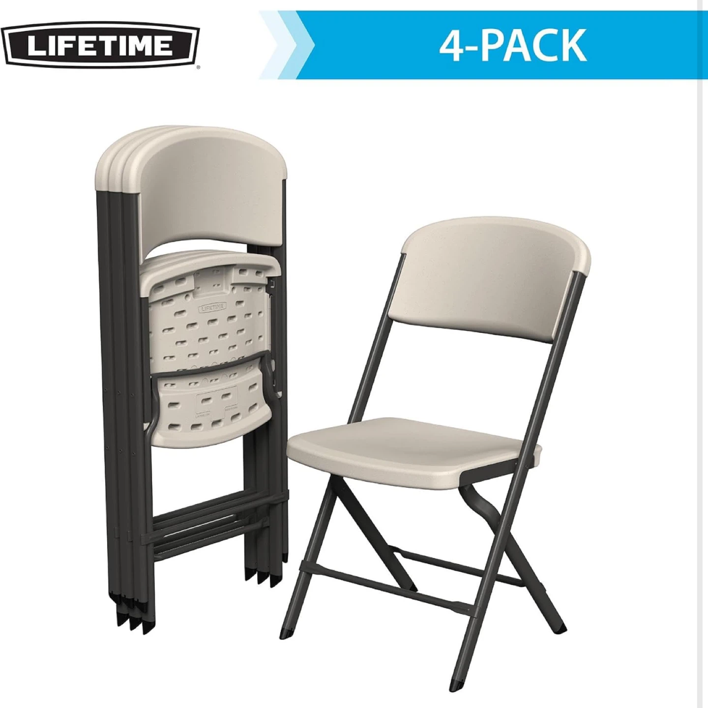Lifetime Folding Chairs - 4 Pack - photo 3