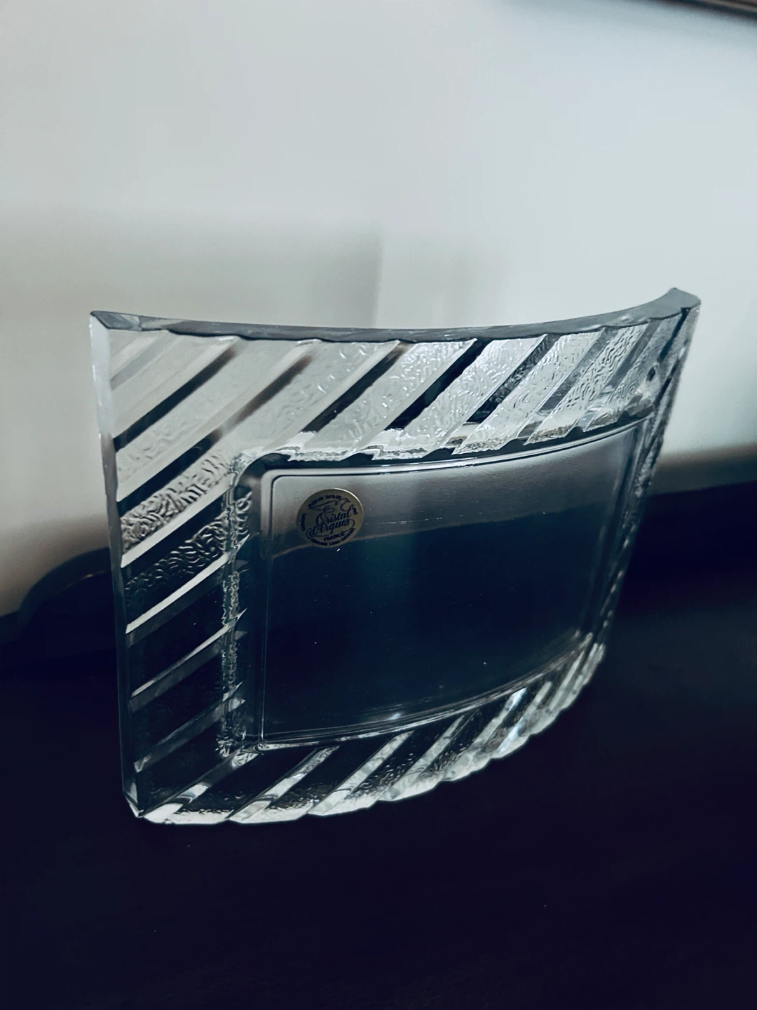 NEW Crystal Photo Frame: gift boxed - photo 3
