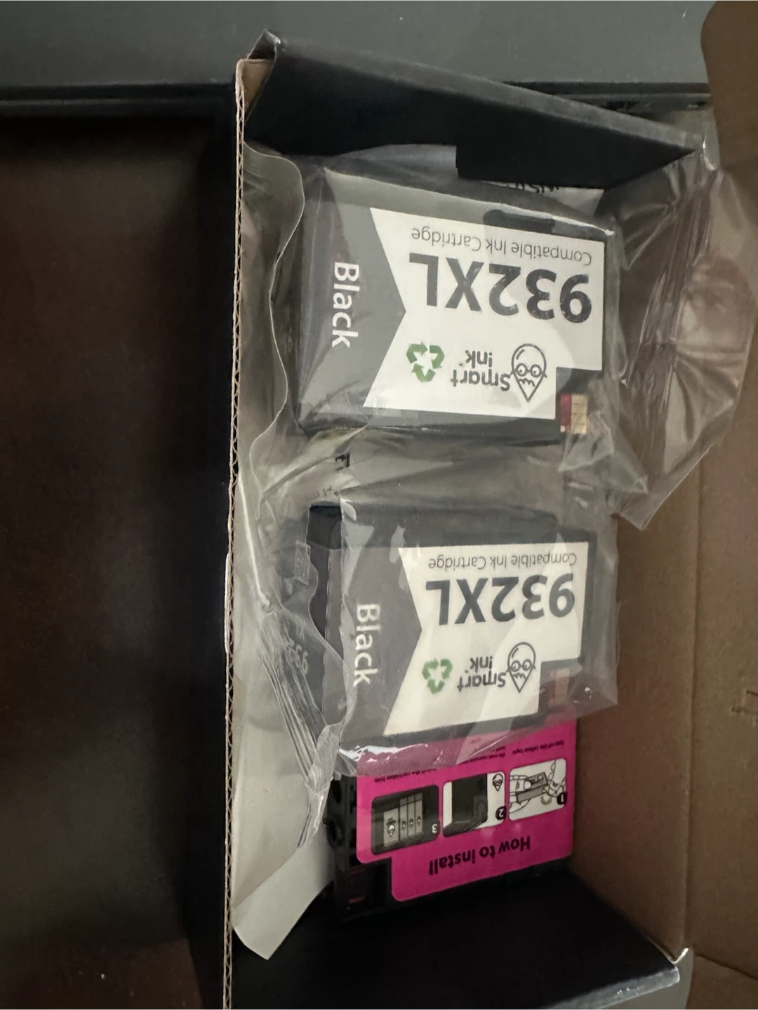 Compatible 932/933 XL Inkjet cartridge: Black X 2, Magenta X 1 - photo 2