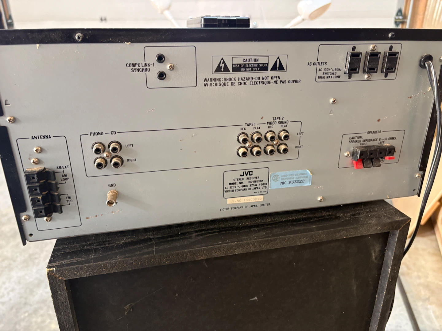JVC RX-R85 Computer Controlled Receiver Stereo System - photo 4
