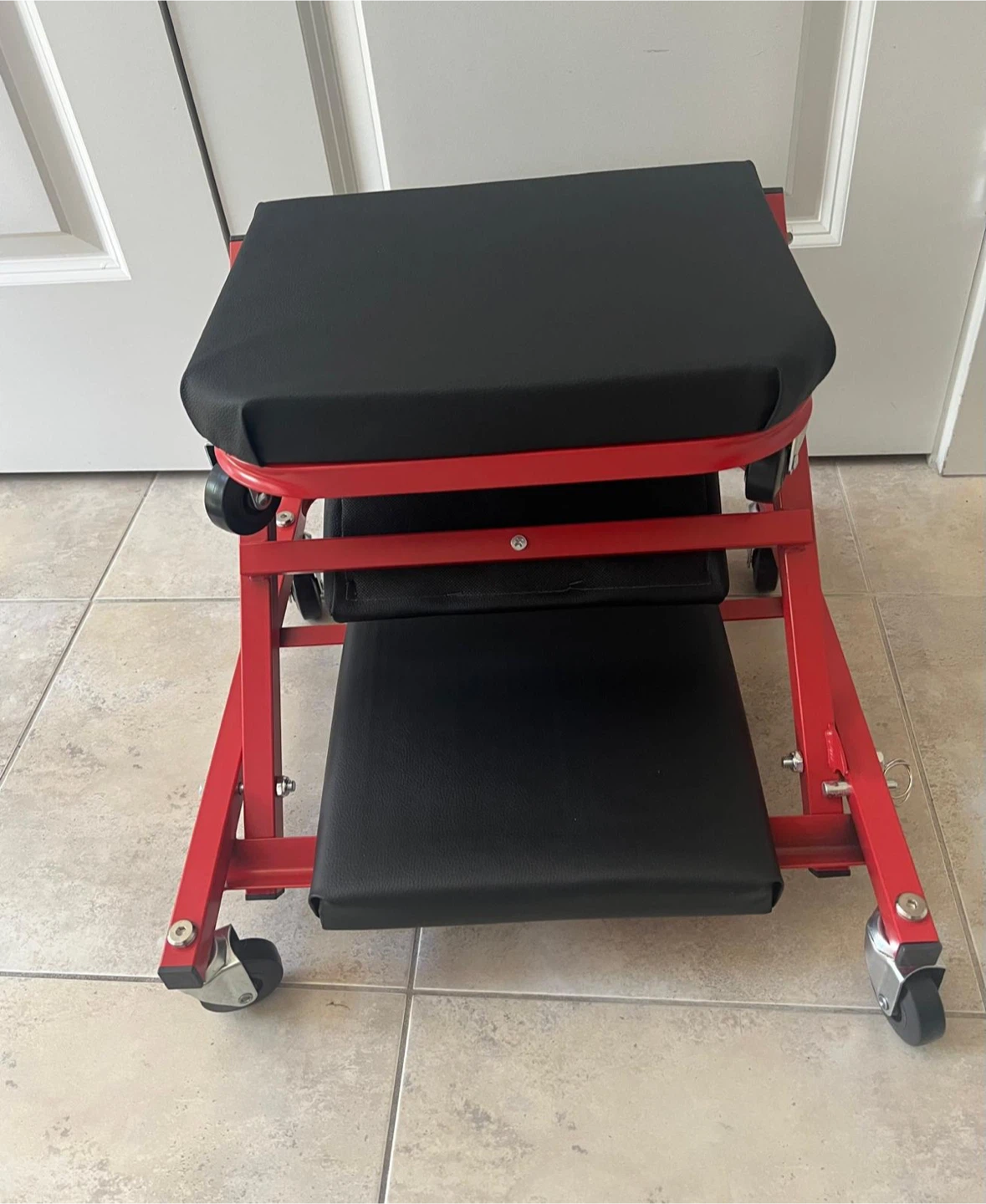 Red Creeper Seat with Wheels - NEW - photo 2