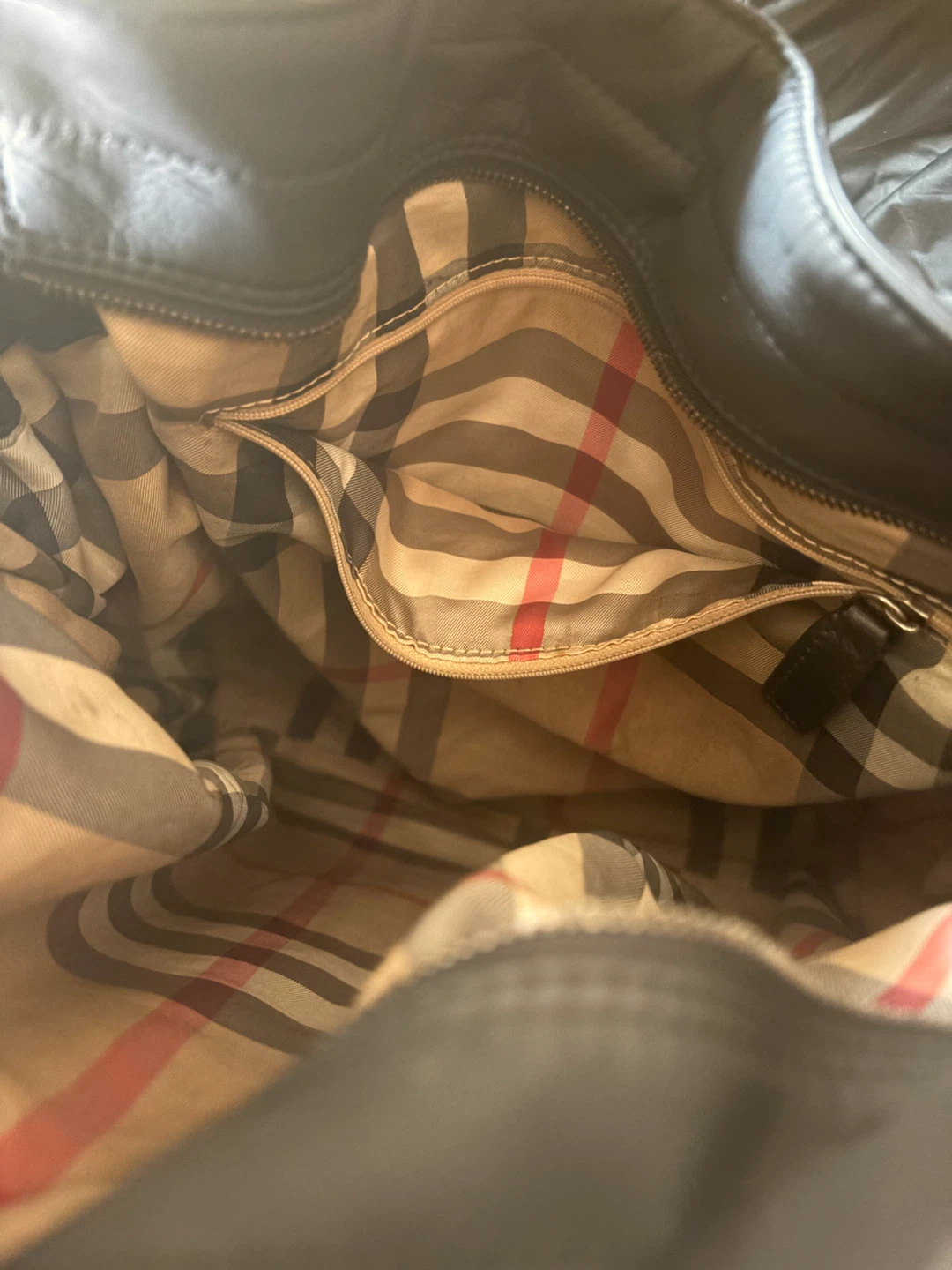 Burberry Black Nylon Tote Bag - photo 3