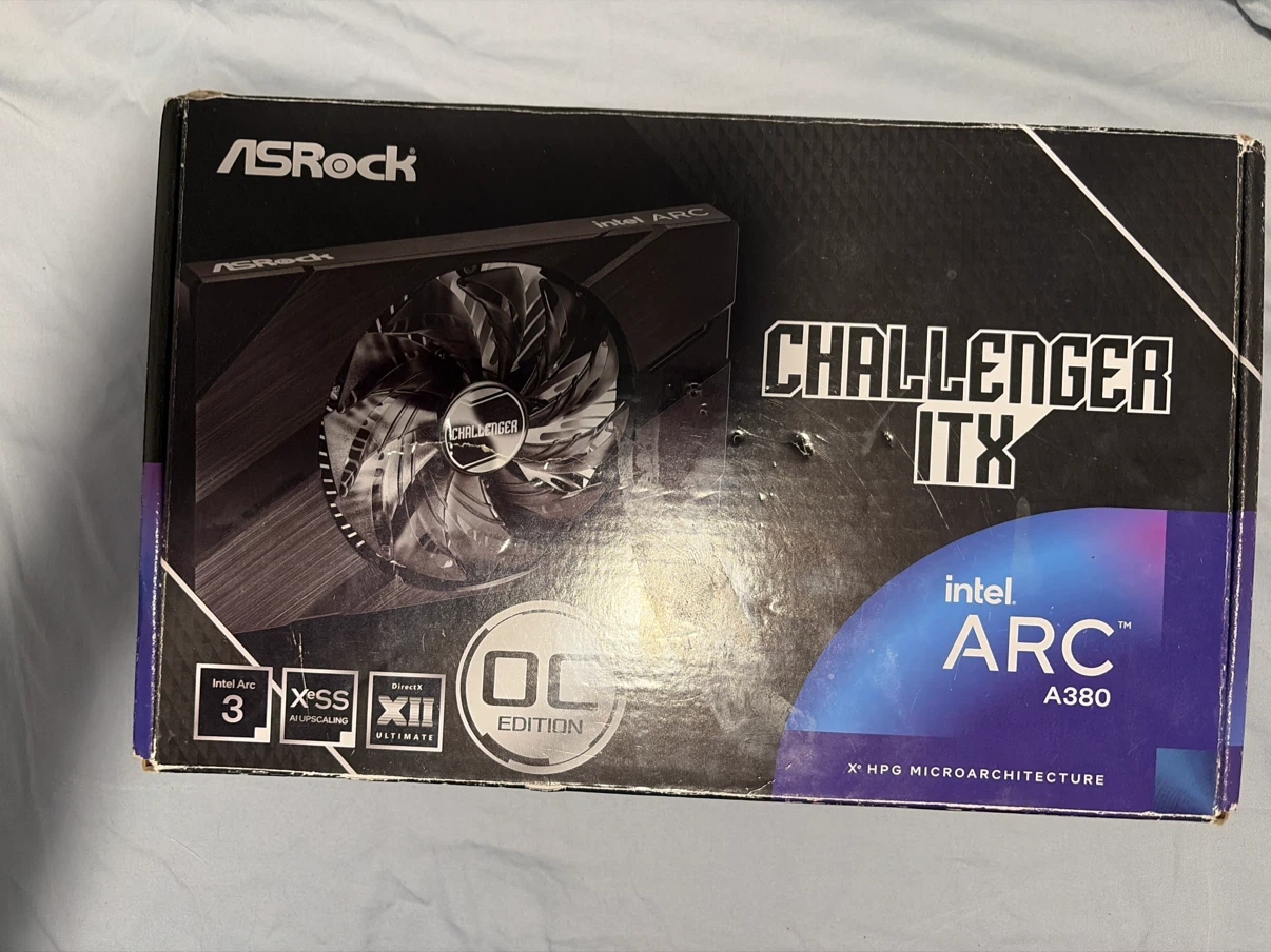 ASRock Challenger Intel Arc A380 OC Edition Graphics Card