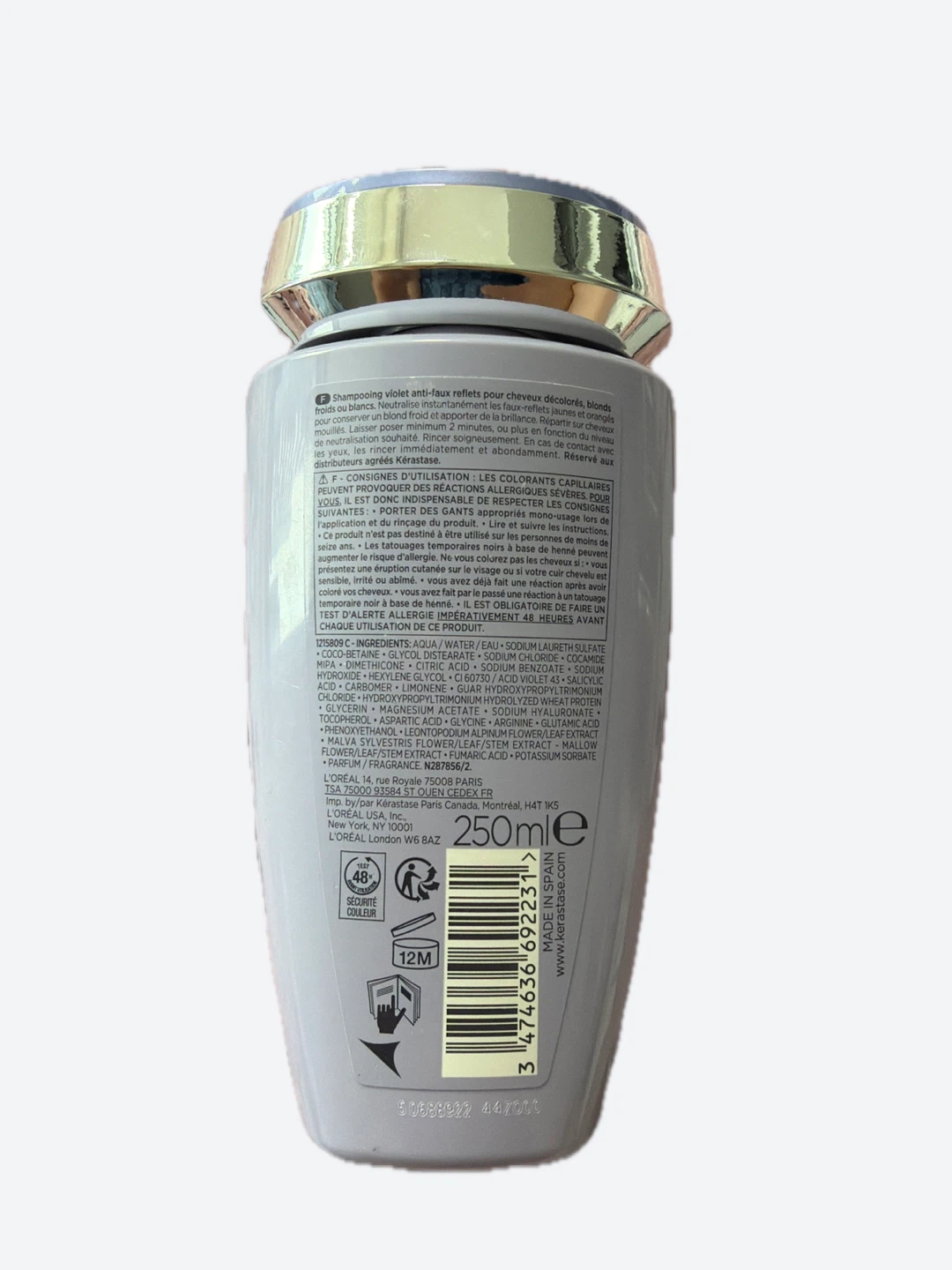 Kérastase Blond Absolu Bain Ultra-Violet Shampoo 250ml - photo 2