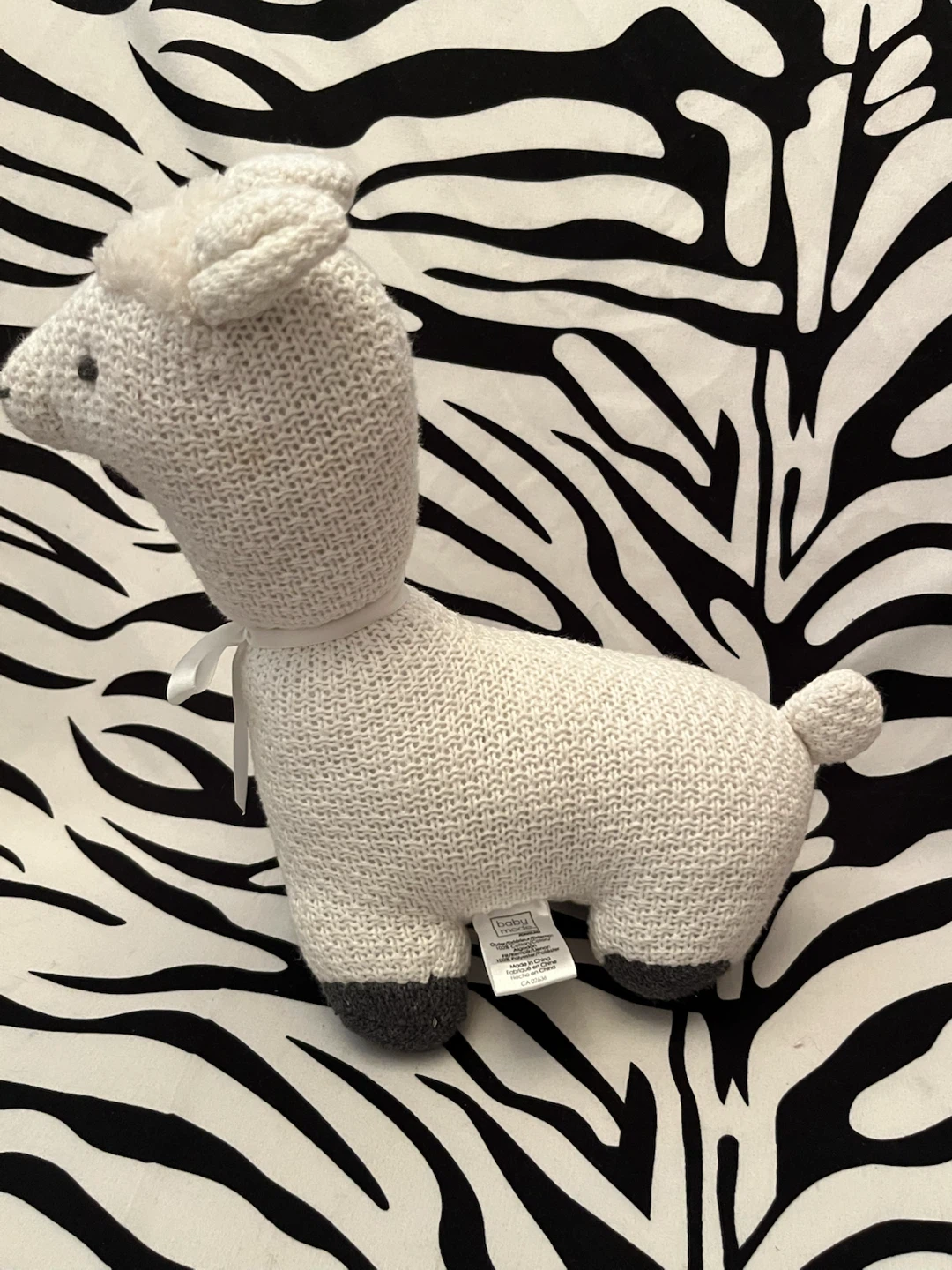 🤍 Baby Mode cotton knit llama plush toy 🤍 - photo 4