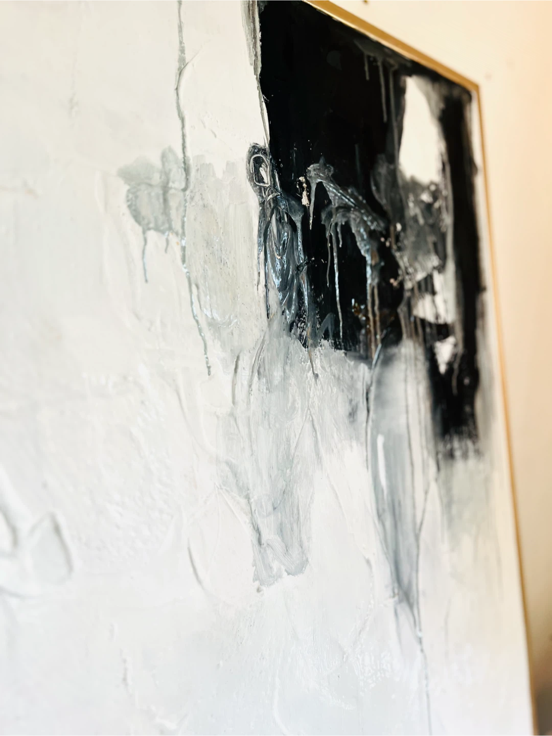 2 Large Original Abstracts- 37” x 50” - photo 5