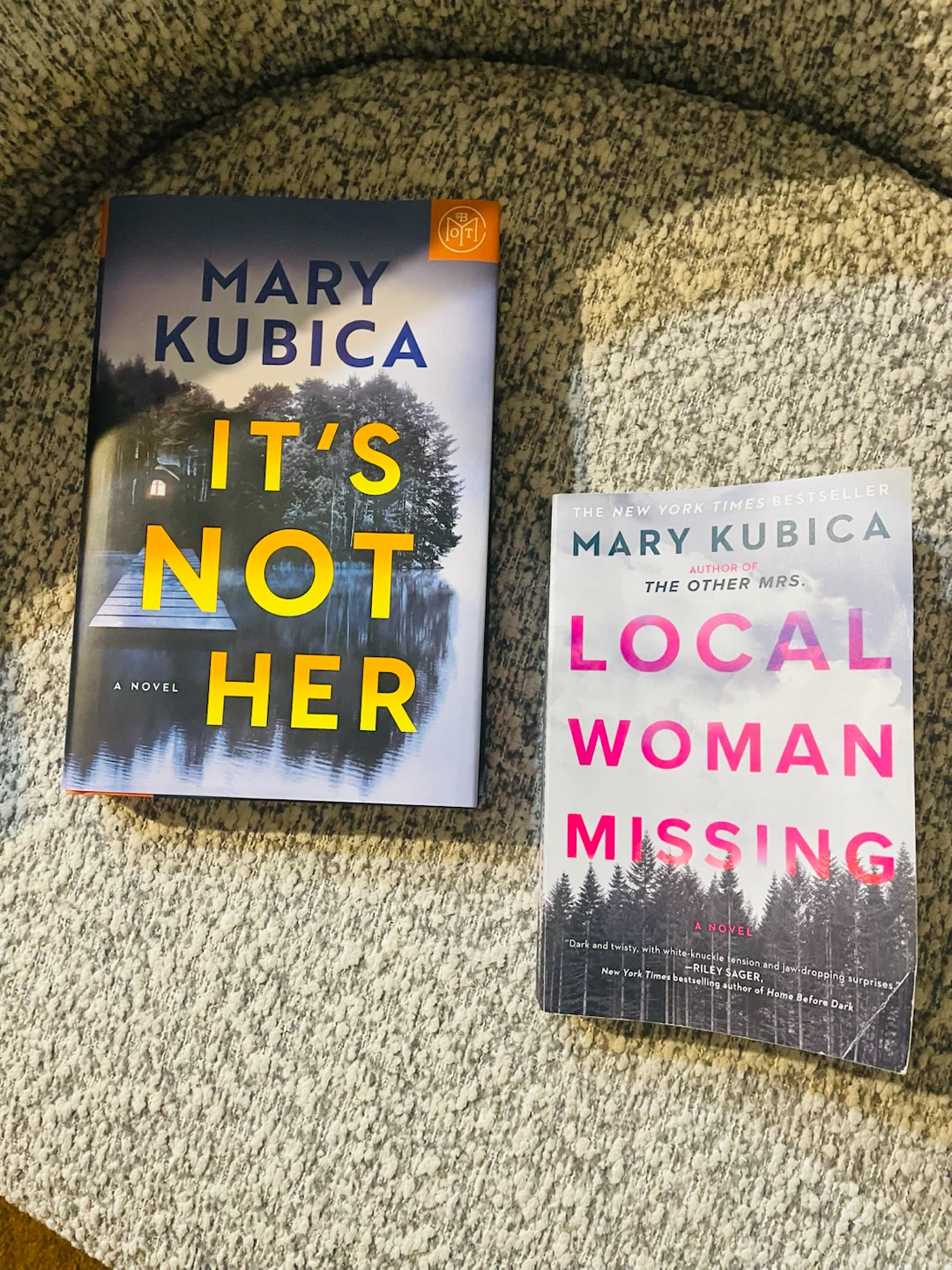 Mary Kubica Novels- It’s Not Her and Local Woman Missing