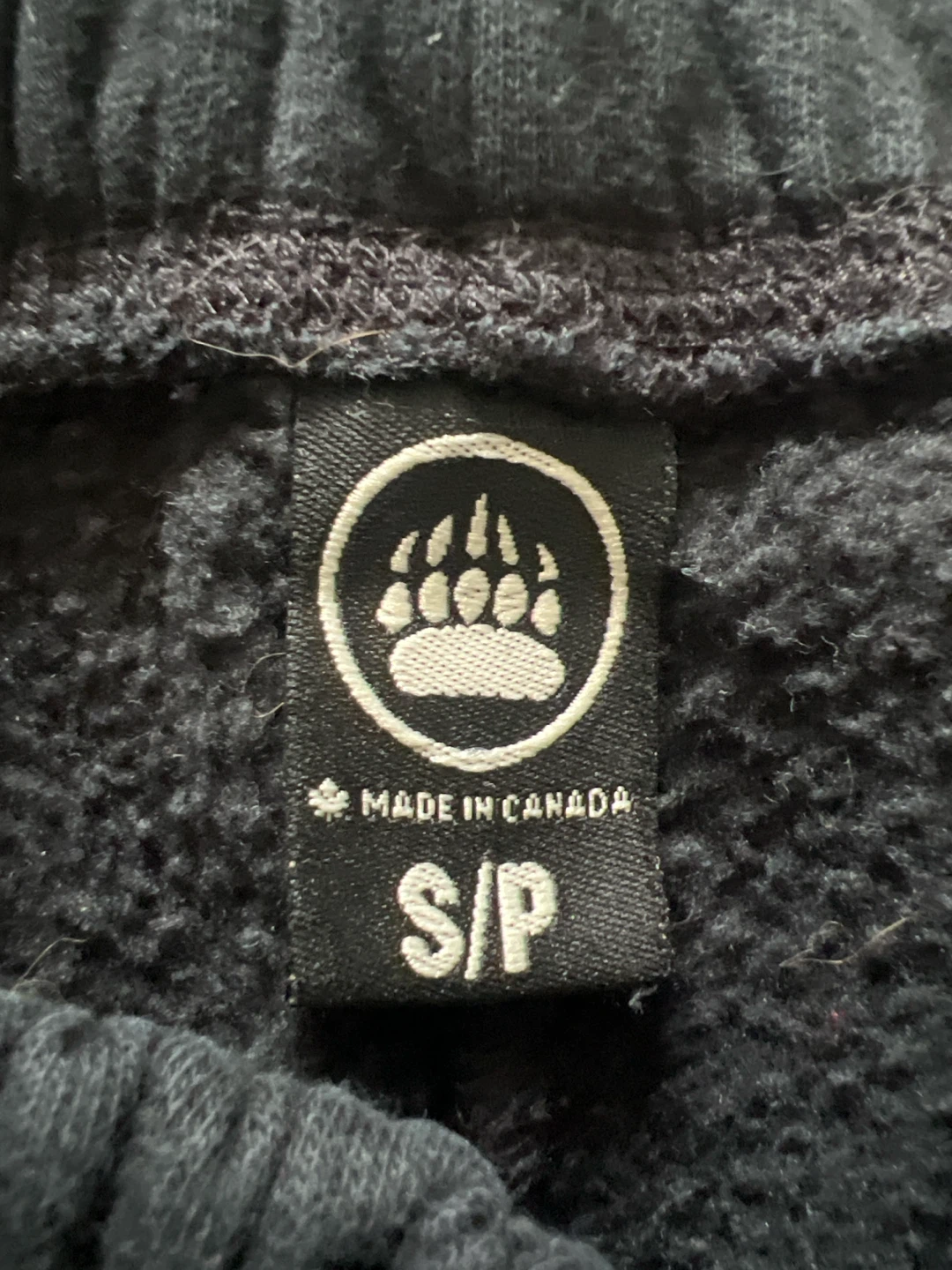 Muskoka Bear Wear Black Sweats Size Small - photo 3