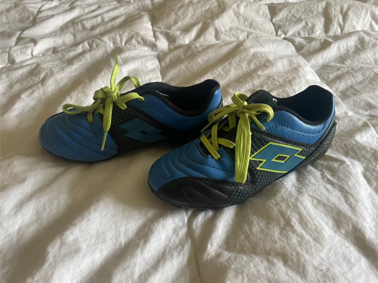 Lotto Soccer Cleats Blue/Black Size 13T
