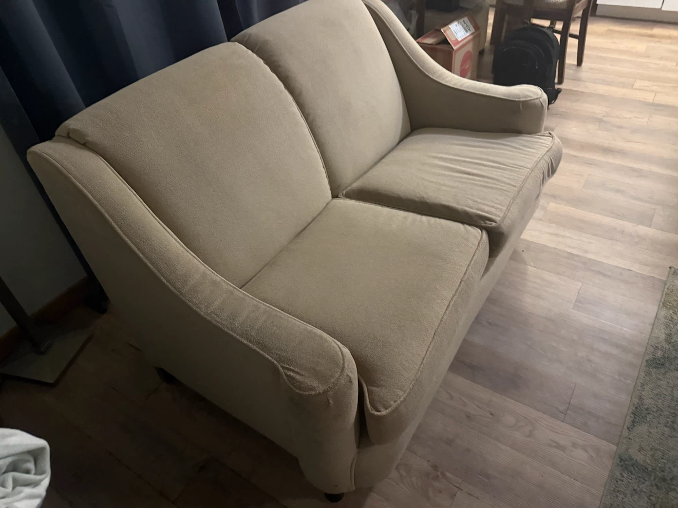 Tan Loveseat Sofa - photo 2