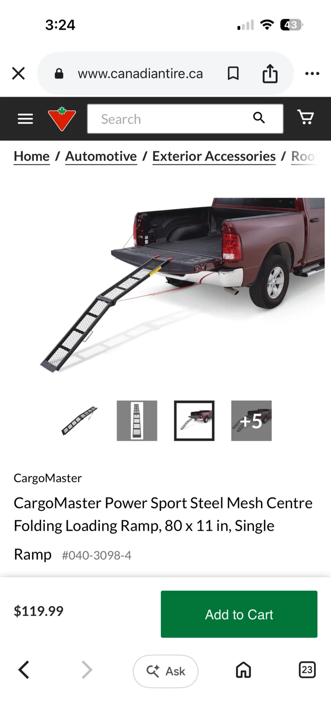 CargoMaster Power Sport Loading Ramp - photo 2