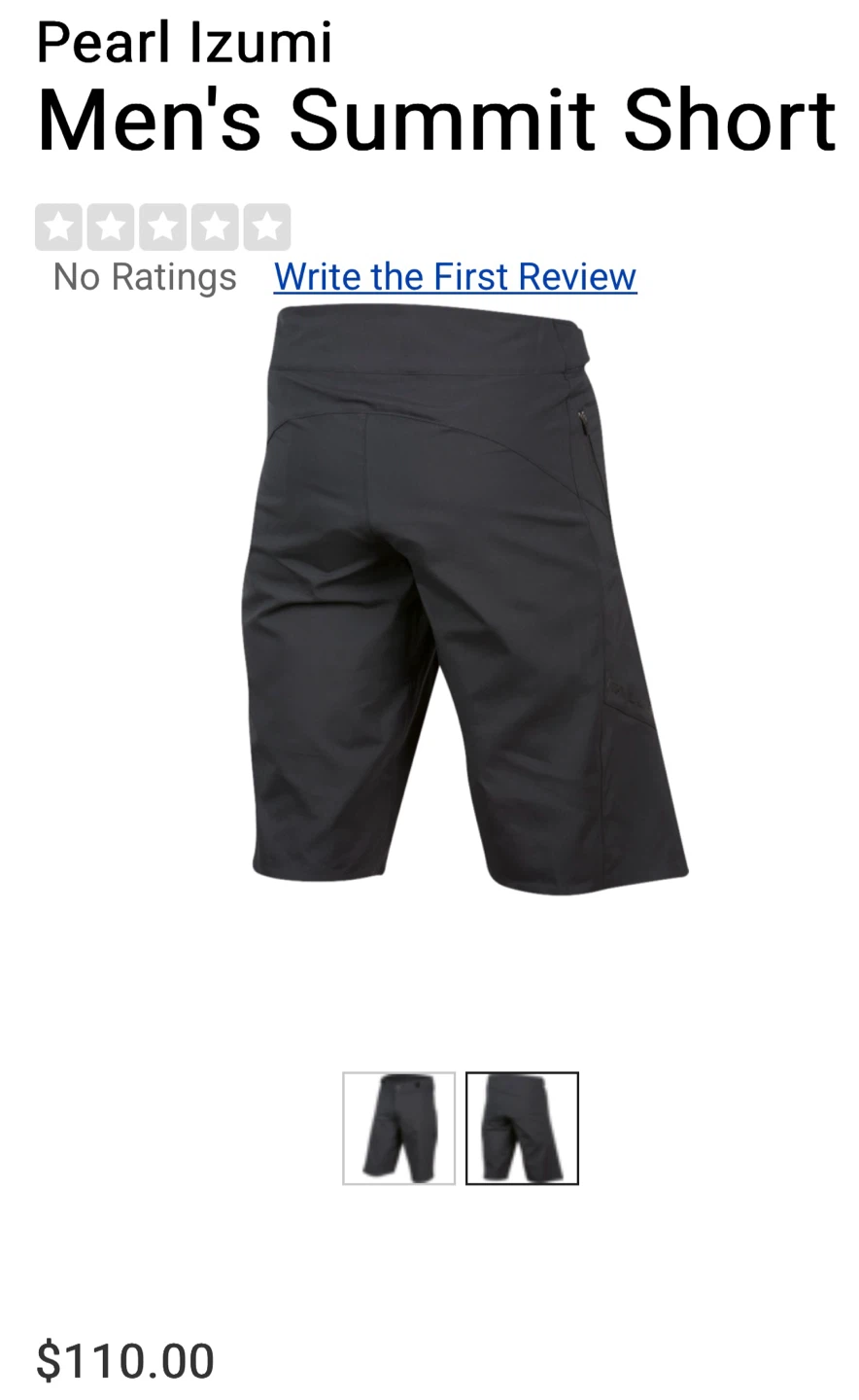 New with tag Pearl Izumi Men's large  Summit Shorts - photo 2