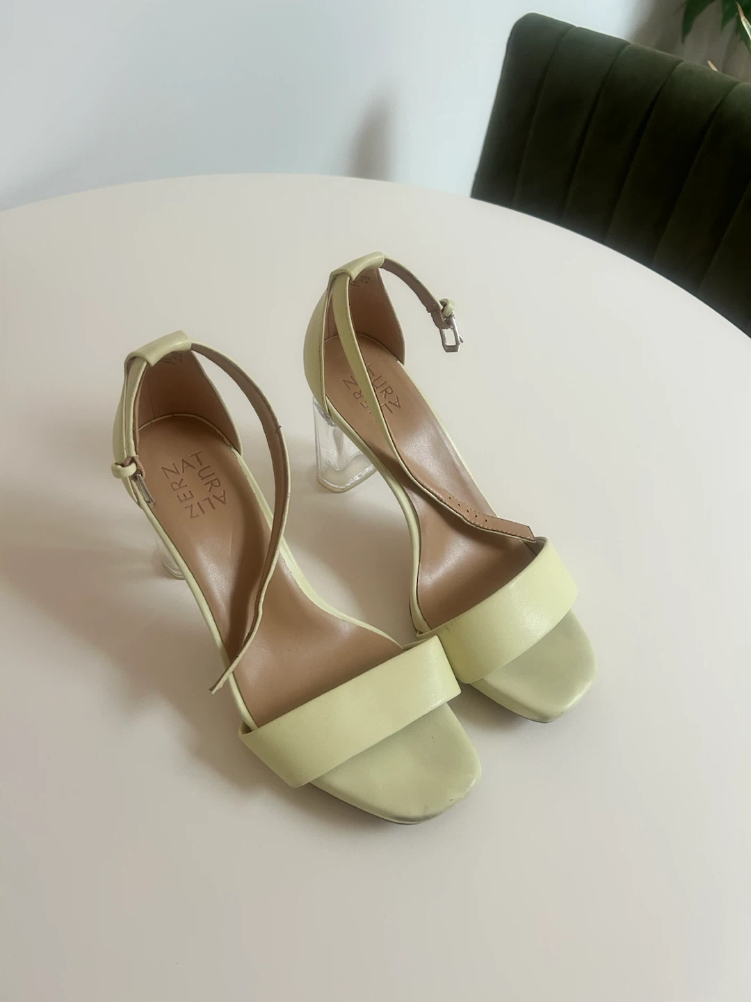 Naturalizer Ankle Strap Block Heels size 9